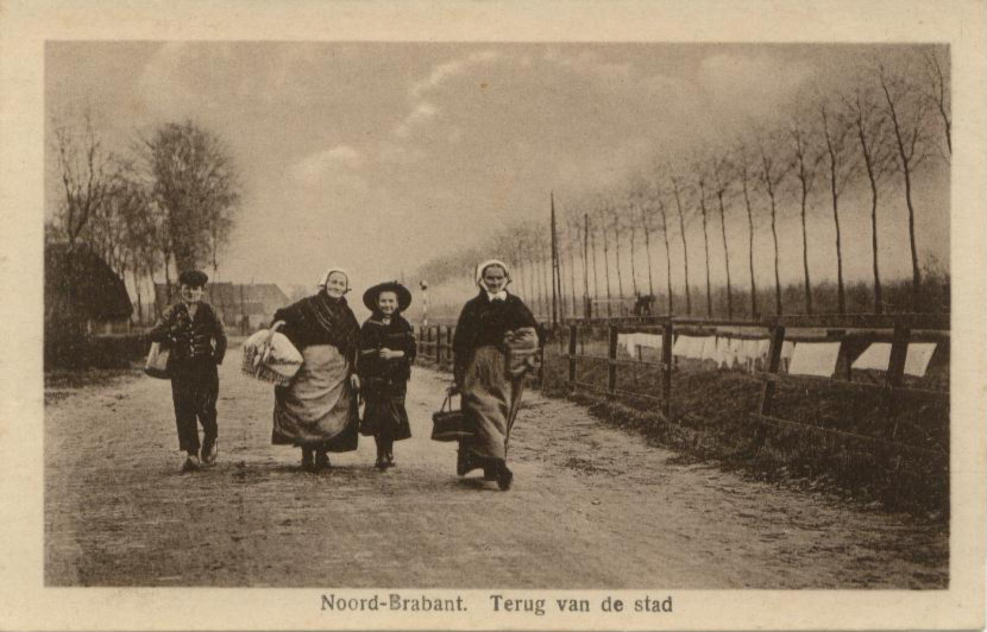 Terug van de stad