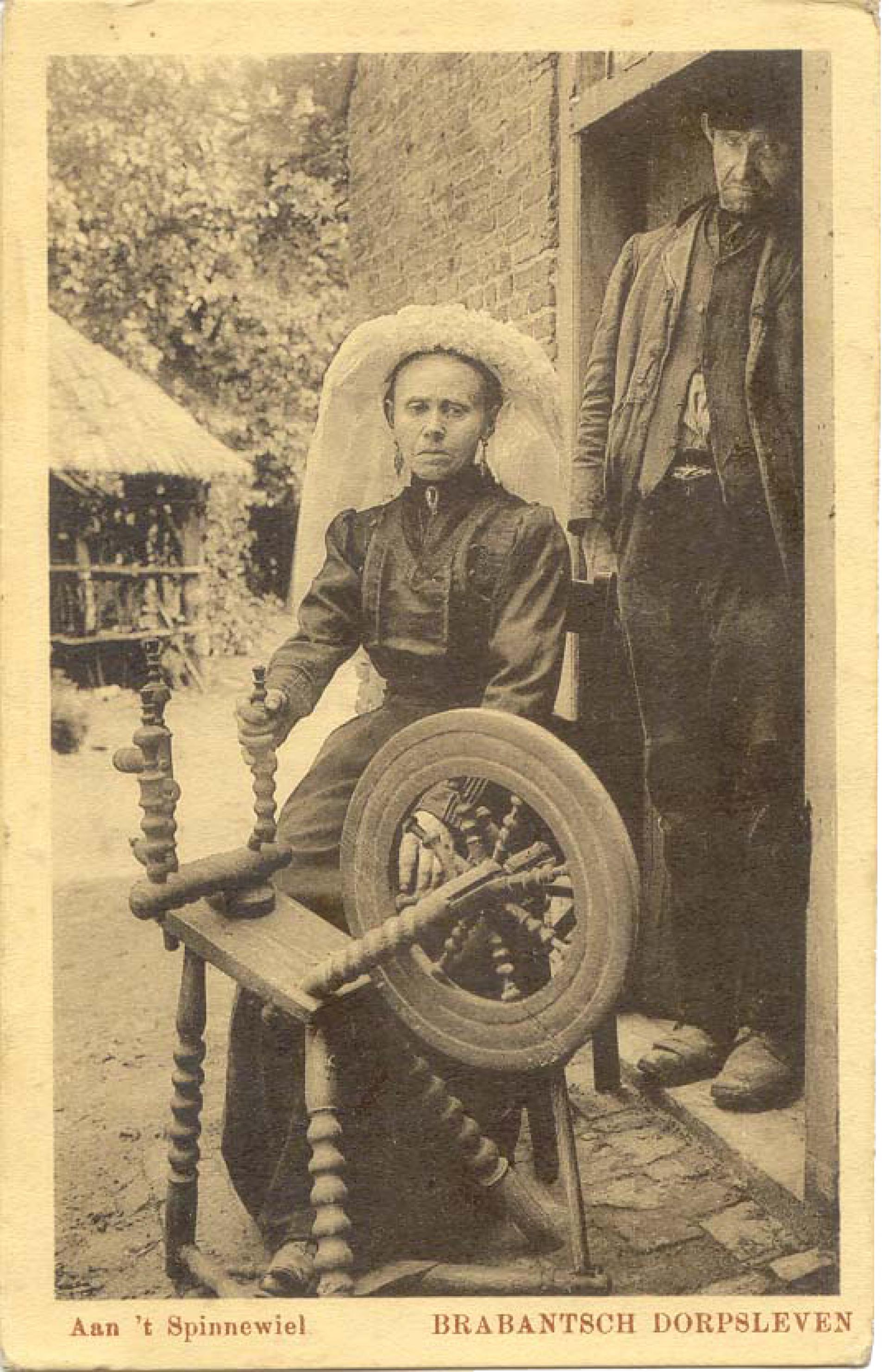 Aan 't spinnewiel