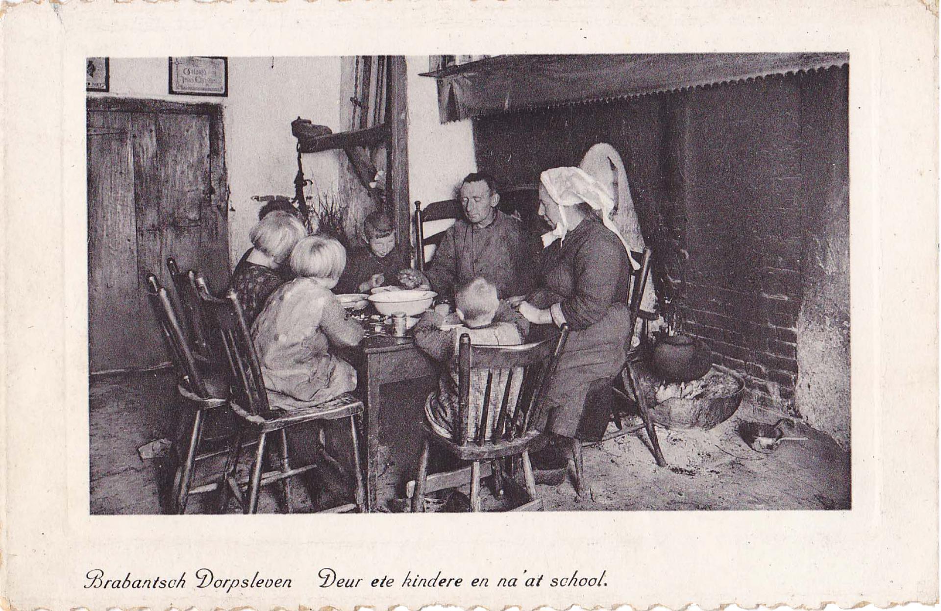 Deur ete kindere en na'at school