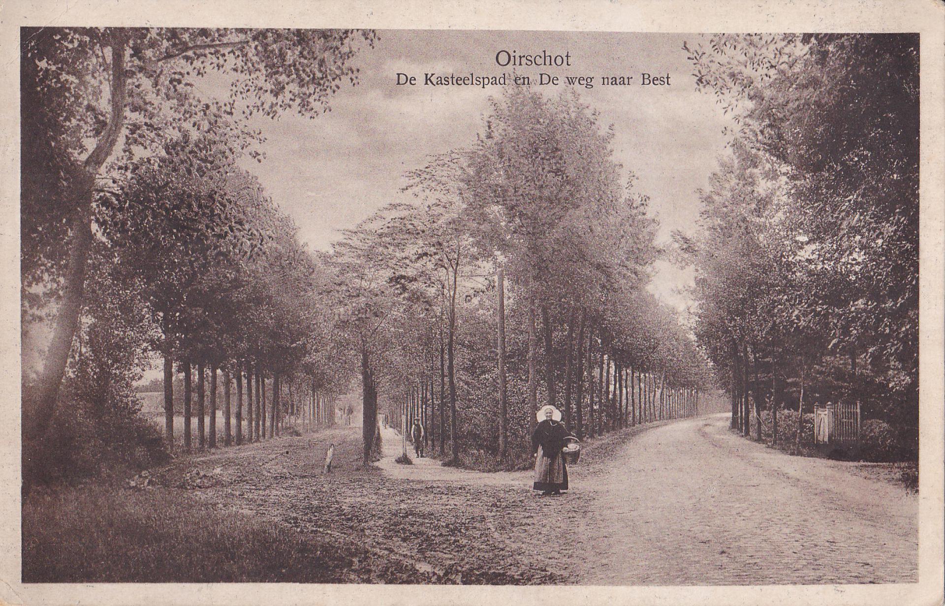 Oirschot, de Kasteelpad en de weg naar Best